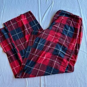 Soma Women's Plaid Pajama Pants - Red and Navy